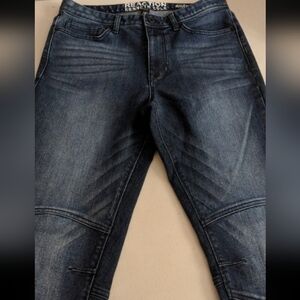 Mens Fashion Denim Blue Jeans Pants Businesscasual Preppy Geek Culture